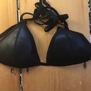 TRIANGL bikini top black size medium